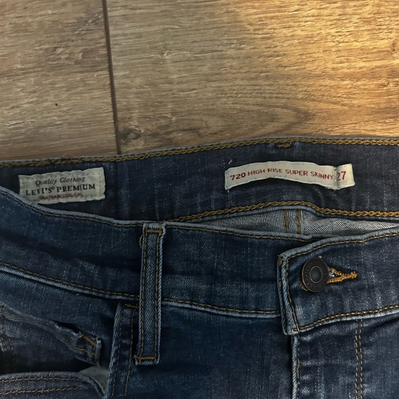 Levi’s 720 high rise super skinny size 27 in great condition! - Picture 4 of 6